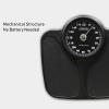 Bathroom Scale Accurate Scales For Body Weight, Analog No Batteries,Dial Scale With Oversize Dial Display Easy Read Analogue Dial,High Capacity Kg St And Lbs,160Kg Digital Scale (Black) view 3