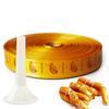 Sausage Casings Skins,Sausage Dried Sausage Skin,Sausage Hot Dog Casing Shell,Plastic Sausage Casings Skins, Food Grade Inedible Chorizo Salami Casings45/50/55/85/100/120mm,Give a Funnel (C 50mm) view 1