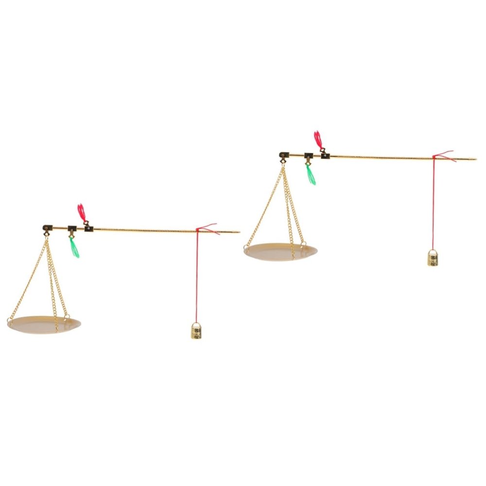 Zerodeko 2pcs Small Chinese Medicine Gram Scale Portable Weighing Tool for Accurate Measurement Suitable for Home Kitchen Use