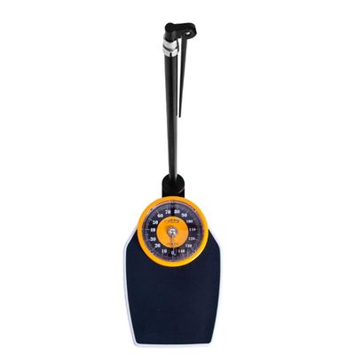 Physician Weight Scale With Height Pole,Mechanical Scale, With Height Rod, Digital Column Scale, Analog Large Dial, Adjustable Error, 150Kg / 190Cm (Blue) (Orange)