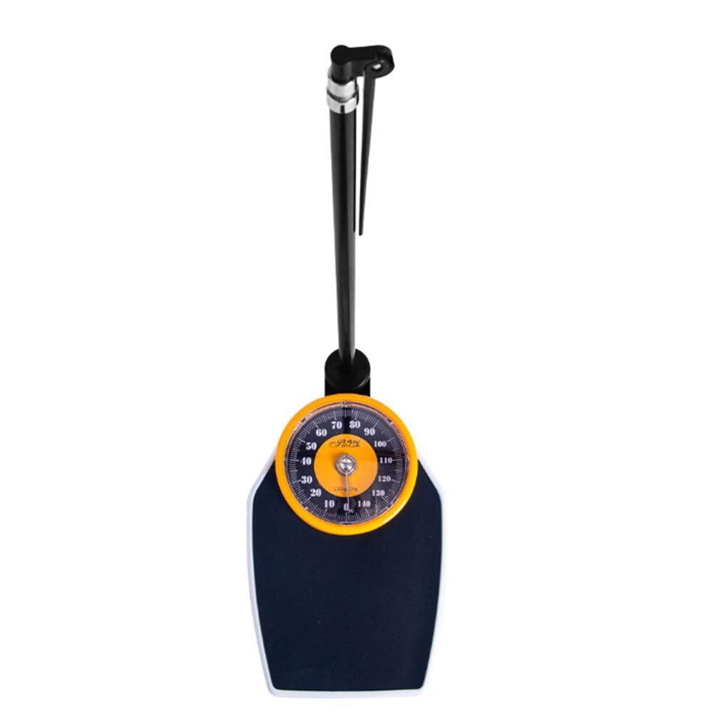 Physician Weight Scale With Height Pole,Mechanical Scale, With Height Rod, Digital Column Scale, Analog Large Dial, Adjustable Error, 150Kg / 190Cm (Blue) (Orange)