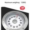 Compact Mechanical Bathroom Scales,Large Dial Bathroom Scales,Easy To Read,No Batteries,130Kg Capacity,Non-Slip,Cold-Rolled Steel Body,Sturdy And Durable/Black / 300X290X58Mm Digital Scale (White view 4