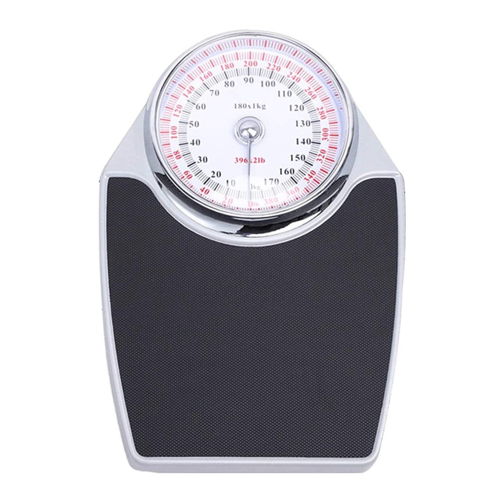 Bathroom Scale Body Weight Scale,Body Weight Scale, Large Dial Mechanical Scale, Easy To Read, High Precision Measurement, Sturdy Metal Platform, Large Capacity 180Kg (390Lb) Digital Scale
