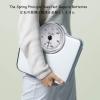 Bathroom Scale Analog White, Mechanical Scale For Body Weight, Artificial Leather Platform, With Oversize Dial Display For Easy Reading, Measurements Up To 136 Kg - European Retro Style Digital S view 2