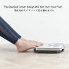 Bathroom Scale Analog White, Mechanical Scale For Body Weight, Artificial Leather Platform, With Oversize Dial Display For Easy Reading, Measurements Up To 136 Kg - European Retro Style Digital S view 4