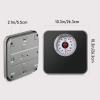 Bathroom Scale Body Scales,Academy Doctors Style,Analog With Easy To Read Analogue Dial, Anti-Slip Design, Sturdy Base,No Buttons/Batteries, Black Digital Scale view 2