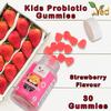 probiotic Gummie Kids,15 Day Supply, Natural Strawberry Flavour, 30 Chewable Vegan Gummies, Vegetarian Friendly, Energy & Immune System, Kids probiotic Gummies, GMO & Gluten Free. view 4