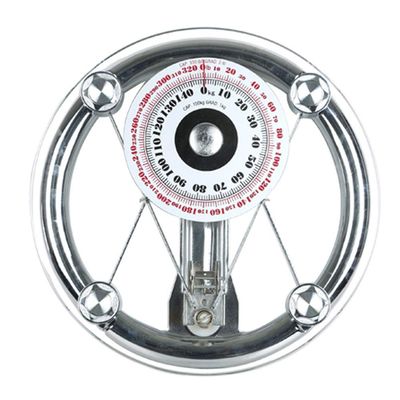 Physician Weight Scale With Height Pole,Bathroom Scale Mechanical Analog Scale, Healthy Weight Scale, Double Tempered Glass, Precision Measuring Large Dial, No Battery, Environmental Protec (Roun
