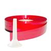 Sausage Casings Skins,Sausage Dried Sausage Skin,Sausage Hot Dog Casing Shell,Plastic Sausage Casings Skins, Food Grade Inedible Chorizo Salami Casings45/50/55/85/100/120mm,Give a Funnel (B 45mm) view 1