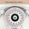 Bathroom Scale Mechanical, Health+ Bathroom Body Scales Large Dial Analog Precision, Measuring Lb Kg,Up To 150Kg / 330Lb Digital Scale view 4