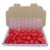 25 Milk Chocolate Hearts Red Foil Wrapped Valentines Chocolate Hearts Love Heart Chocolates | Wedding Favour Chocolates (Red Heart, 25) view 2