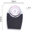 Bathroom Scale Traditional Mechanical, Sturdy Metal Platform,Easy To Read Analogue Dial,High Capacity Weigh In Lbs Kg,No Batteries Digital Scale view 4