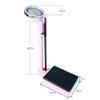 Electronic Doctor Scales,Mechanical Scales, Height And Weight Scale, High Precision Physician Scale, Body Composition Analyzer, Analog Large Dial, No Batteries Required (Pink 120Kg Capacity (Blue view 2