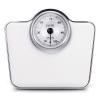 Bathroom Scales Most Accurate Prime, Scale For Body Weight Analog, Retro, All-Steel Body, Artificial Leather Scale Surface, Large Display Dial, 136 Kg Capacity, White Digital Scale (White) view 1