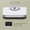 Bathroom Scales Most Accurate Prime, Scale For Body Weight Analog, Retro, All-Steel Body, Artificial Leather Scale Surface, Large Display Dial, 136 Kg Capacity, White Digital Scale (White) view 3