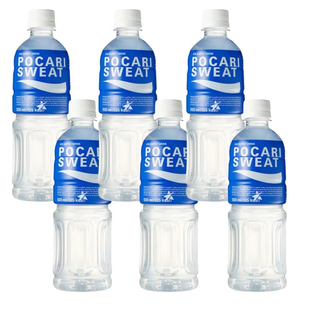 POCARI SWEAT Ion Supply Energy Sport Drinks 500ml (Pack of 6)