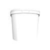 FixedByU Bucket with Lid 10 L White Round Plastic Bucket Food-Safe Airtight and Stable Empty Bucket with Handle and Lid Suitable for Food Chemistry Washing Powder Adhesives view 4