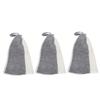 Angoily 3 Pcs Unisex Felt Sauna Hats for Bath and Sauna Use, Comfortable Thick Felt Caps with Hanging Ring for Easy Storage, Shower and Steam Cap for Men and Women view 1