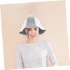Angoily 3 Pcs Unisex Felt Sauna Hats for Bath and Sauna Use, Comfortable Thick Felt Caps with Hanging Ring for Easy Storage, Shower and Steam Cap for Men and Women view 3