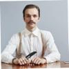 Angoily 16pcs Folding Beard Comb Pocket Combs Mustache Brush Household Hair Men Grooming Accessory view 4