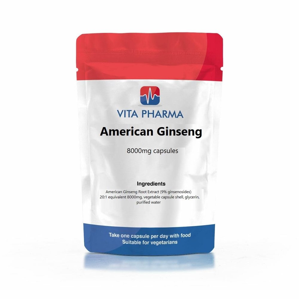 VITA PHARMA American Ginseng 8000mg 240 Capsules