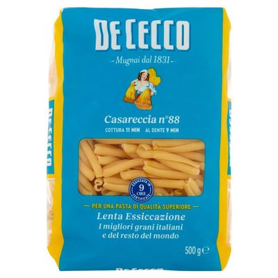 5X De CECCO CASARECCIA (5 Packs of 500 g) 2.5 kg