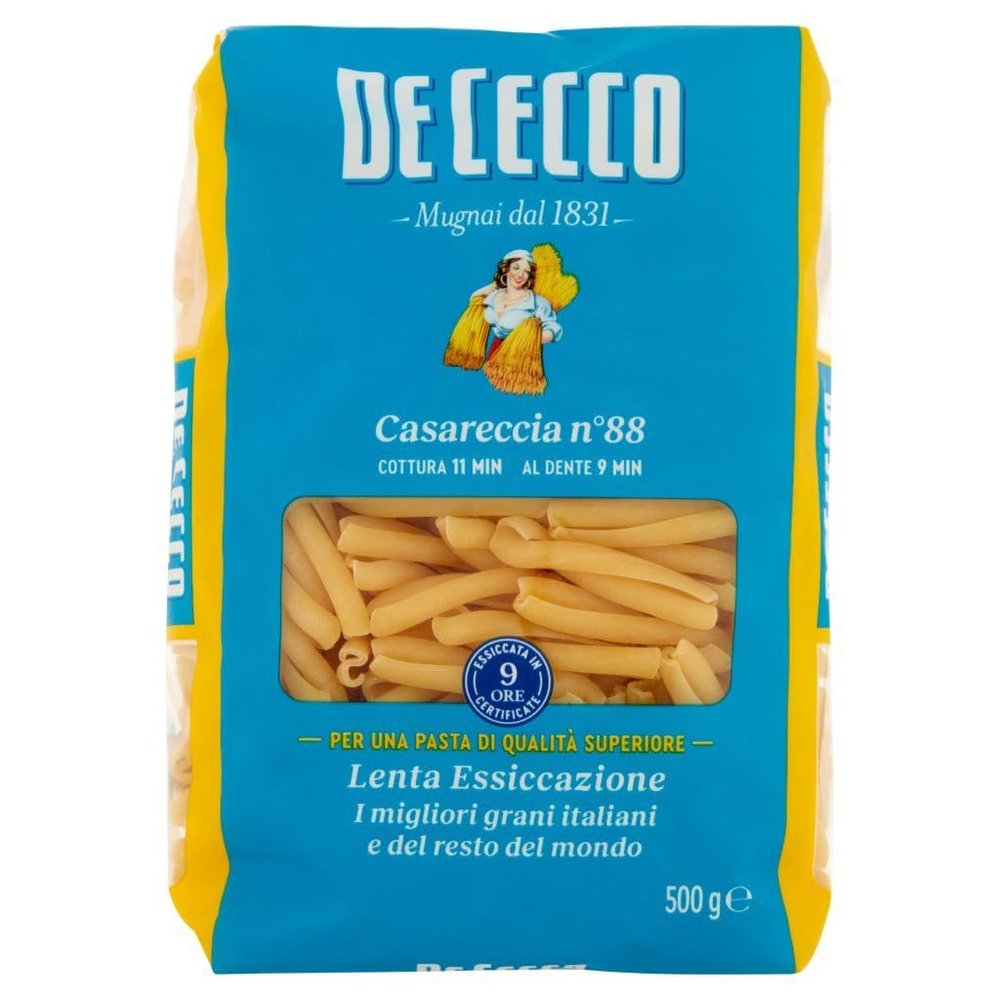 5X De CECCO CASARECCIA (5 Packs of 500 g) 2.5 kg