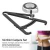 ANKROYU BMI Measuring Tape, Body Fat Caliper,Skinfold Calipers Measures Body Fat Measure Tape Set, Body Fat Measurement Tool for Men and Women view 3