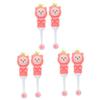 Gatuida 6pcs Bear Shape Boy Girl Toothbrush Soft Manual Boys and Girls Toothbrushes Teeth Brushing at Home view 1