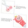 Gatuida 6pcs Bear Shape Boy Girl Toothbrush Soft Manual Boys and Girls Toothbrushes Teeth Brushing at Home view 3