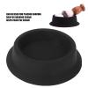 ANKROYU Shaving Bowl, Lather Bowl for Shaving, Silicone Rubber Multi Purpose Portable Bowl, Home Hair Salon Portable Shaving Soap Cream Foaming Bowl (Black) view 2