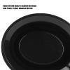 ANKROYU Shaving Bowl, Lather Bowl for Shaving, Silicone Rubber Multi Purpose Portable Bowl, Home Hair Salon Portable Shaving Soap Cream Foaming Bowl (Black) view 3