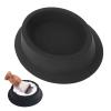 ANKROYU Shaving Bowl, Lather Bowl for Shaving, Silicone Rubber Multi Purpose Portable Bowl, Home Hair Salon Portable Shaving Soap Cream Foaming Bowl (Black) view 4