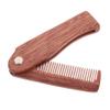 minkissy 3pcs Portable Beard Comb Folding Hair Comb for Pocket Use Household Mustache Hair Supply for Daily Grooming view 1