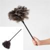 Mumuve Pack Of 2 Ostrich Natural Feather Duster Brush Handle Cleaning Tool Household Furniture Car Dust Cleaner Accessories Feather Cleaning Brush view 4