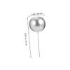 Ciieeo 42pcs Foam Ball Ornaments DIY Balls Cake Inserts Decorations for Birthday Party Cupcake Toppers view 2