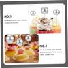 Ciieeo 42pcs Foam Ball Ornaments DIY Balls Cake Inserts Decorations for Birthday Party Cupcake Toppers view 4