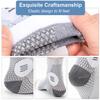Neuropathy Socks, 2 Pair Functional Socks for Neuropathy Pain Relief, Soothe Relief Socks Neuropathy Socks for Men Women, Ankle Compression Socks Plantar Fasciitis Socks for Feet Pain Relief (L) view 3