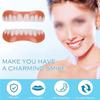 Silicone Dentures Cosmetic Veneer Instant Smiling Teeth Upper and Lower Matching Comfort Fit Dental Prostheses Set for Toothless Quickly Repair Your Teeth and Smile,01,14PCS view 2