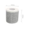 Gatuida 4rolls Toilet Paper Patterns Bulk Napkin Paper Safe Practical Bathroom Accessories view 3