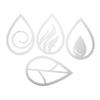 Zerodeko 3D Water Droplet Acrylic Wall Decal Set, Self-Adhesive Mirror Sticker for Living Room and Bedroom Decor, Silver Small Size, 4pcs Decorative Wall Sticker Kit view 1