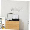 Zerodeko 3D Water Droplet Acrylic Wall Decal Set, Self-Adhesive Mirror Sticker for Living Room and Bedroom Decor, Silver Small Size, 4pcs Decorative Wall Sticker Kit view 4