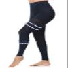 Beister Medical Compression Pantyhose for Women & Men, 20-30mmHg Graduated Support Tights, Opaque Footless Waist High Compression Stockings for Varicose Veins, Edema, Flight view 1