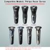 BiSiViO EVA Hard Case for Philips Razor Series, Travel Carry Case, Electric Razor Organizer, Portable, E-Black view 2