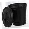 Zerodeko 2pcs Small Waste Bin Flowerpot Lid Mini Trash Can for Desktop Office Dorm view 3
