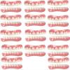AahArya Dentures Cosmetic Veneer Natural Tone Instant Veneers Dental Silicone Tooth Whitening Temporary Prosthesis Teeth Top Bottom False Teeth Dental Prostheses Men and Women Veneer,01,14PCS view 1