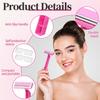30Pcs Women's Disposable Razors, Twin Blade Shaving Women Razors, Pink Classic Stainless Steel Razor Men Blade for Camping Travel Home view 3
