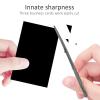 Nose Hair Scissors Rounded Tip, Stainless Steel Curved Blade Facial and Beard Trimmer view 4