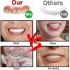 AahArya Prosthesis Teeth Instant Comfortable Dentures Cosmetic Veneer False Teeth for Men Women Temporary Prosthesis Teeth Top and Bottom False Teeth Smile Silicone Dental Prostheses,A,9PCS view 3