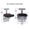 1 Pair of Adjustable Crutch with Knee Rest, Lightweight Walking Cane for Big Adults, Women & Men, Aluminum, Shock-Resistant & Load 150KG (M) (S) Star of Light view 2